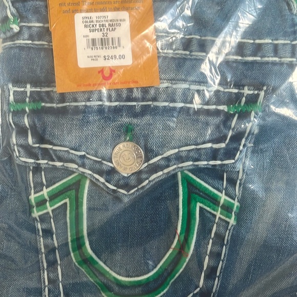 COPY - Sold out RICKY DOUBLE RAISED HS SUPER T STRAIGHT JEAN - Picture 1 of 3